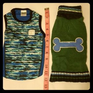 NWOT Adorable dog sweater & shirt 🐾❤